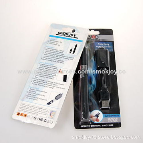 Smokjoy 2014 Best Price E cigarette Evod Blister Kit, 1.8/2.4/2.8 Ohms, OEM Orders Available
